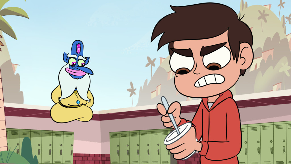 STAR VS. THE FORCES OF EVIL - "Mewberty" - When Star starts sprouting hearts all over her body, the telltale sign of Mewberty, Marco searches for a way to keep her from losing control. This episode of "Star vs. The Forces of Evil" will air Monday, June 15 (8:30 PM - 9:00 PM ET/PT), on Disney XD. (Disney XD) GLOSSARYCK, MARCO