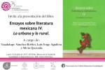Presentación del cuarto libro de la colección “Ensayos sobre literatura mexicana”